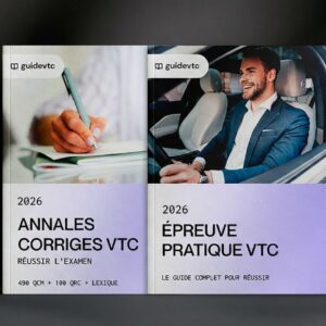 Annales corrigées examen VTC 2026 – préparation épreuve théorique et pratique