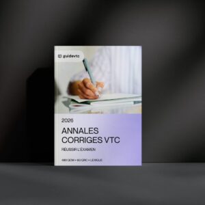 Annales corrigées VTC 2026